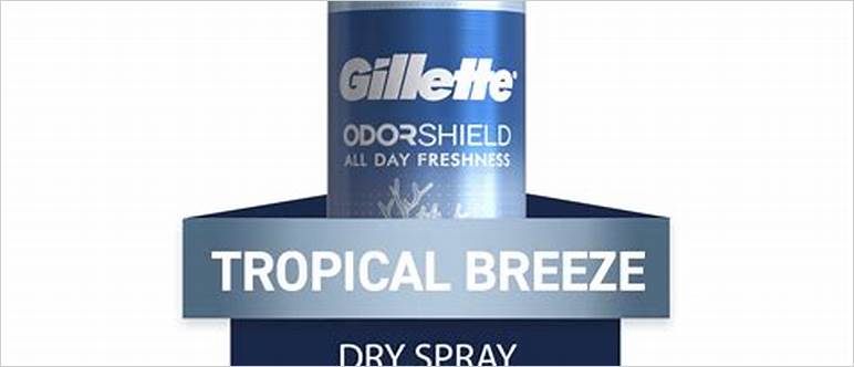 Gillette odor shield deodorant